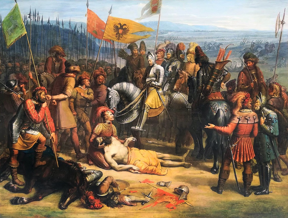 Bitva na Moravském poli - padlý král železný a zlatý